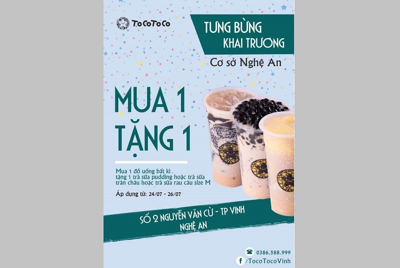 Thiết kế nền poster với phong cách tối giản, tập trung vào hình ảnh thức uống