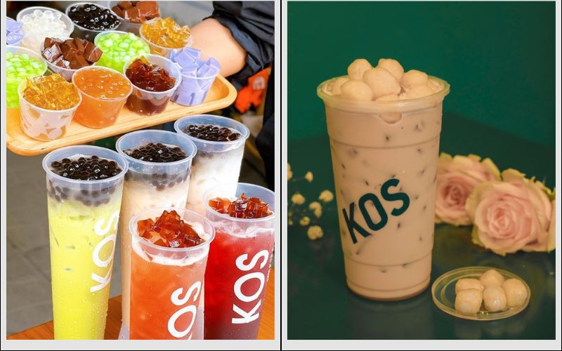 Thiết kế nội thất hiện đại và trẻ trung tại quán trà sữa KOS Milktea