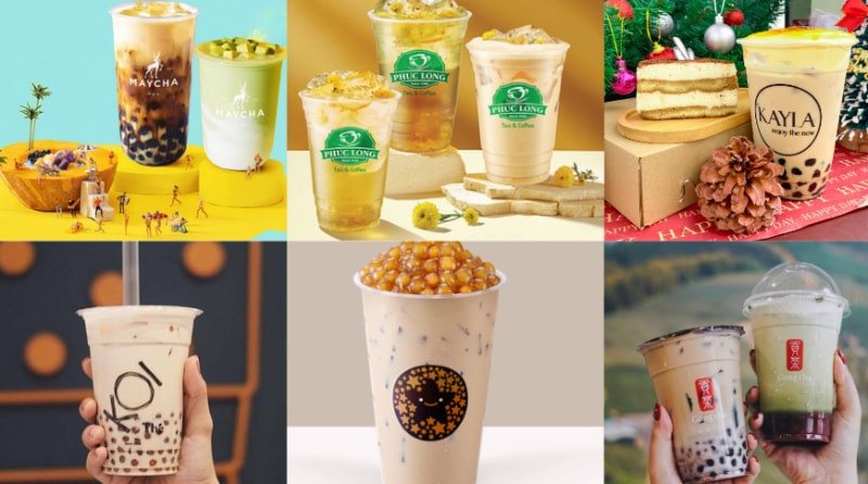Tổng hợp các thương hiệu trà sữa phổ biến