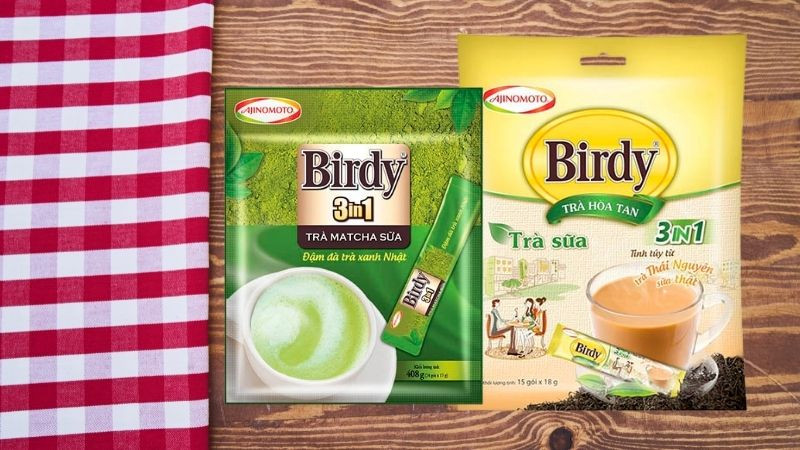 Trà sữa Birdy 3in1 tiện lợi cho ngày dài