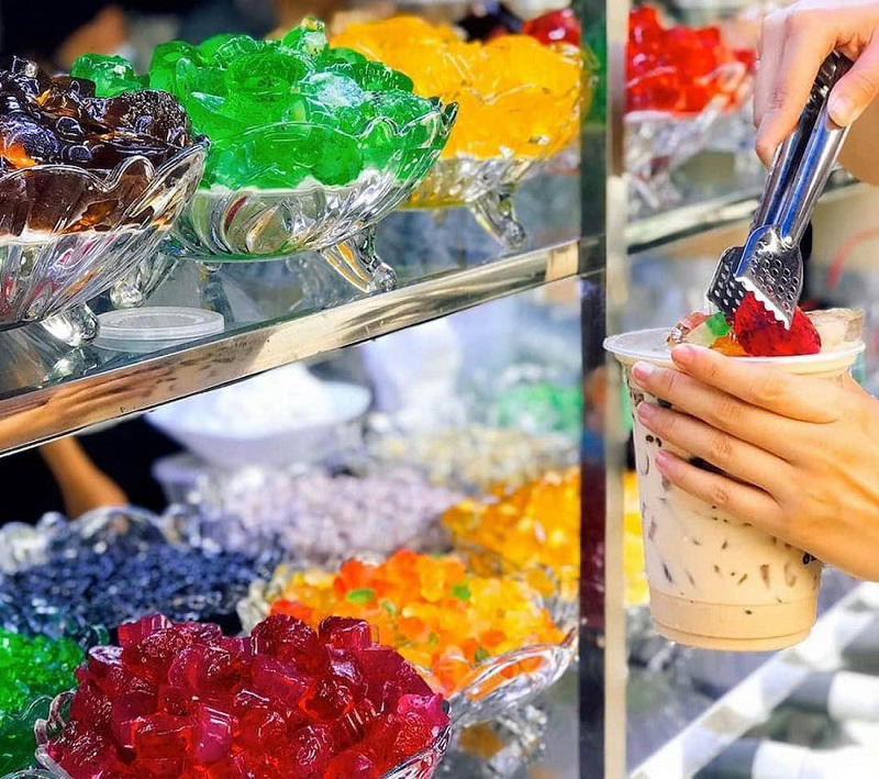 Trà sữa có nhiều loại topping khác nhau - Yếu tố khiến lượng calo tăng cao