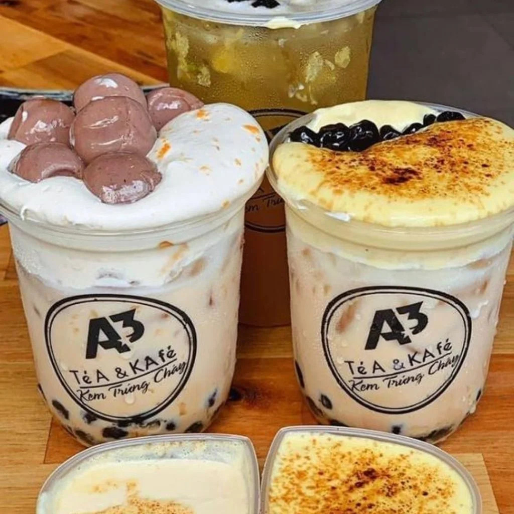 Trà sữa kem trứng dừa tươi ngon và bổ dưỡng