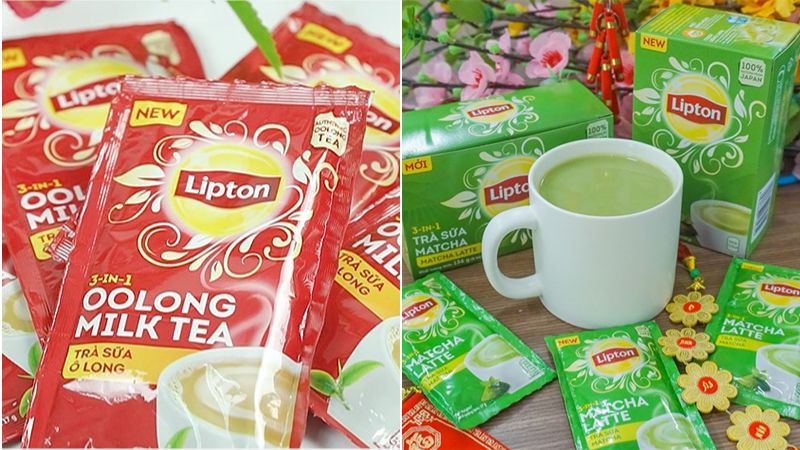 Trà sữa Lipton với cách pha đơn giản