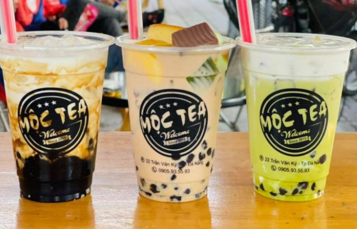 Trà sữa Mộc Đà Nẵng với phong cách trang trí bình dị