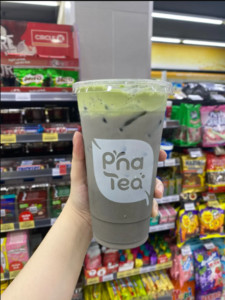 Trà sữa Than Tre Matcha Circle K hương vị lạ miệng
