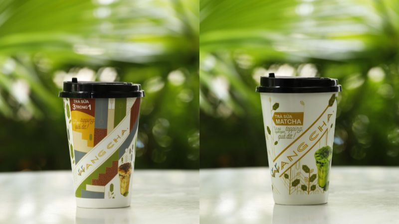 Trà sữa Wangcha Matcha kèm trân châu 3Q