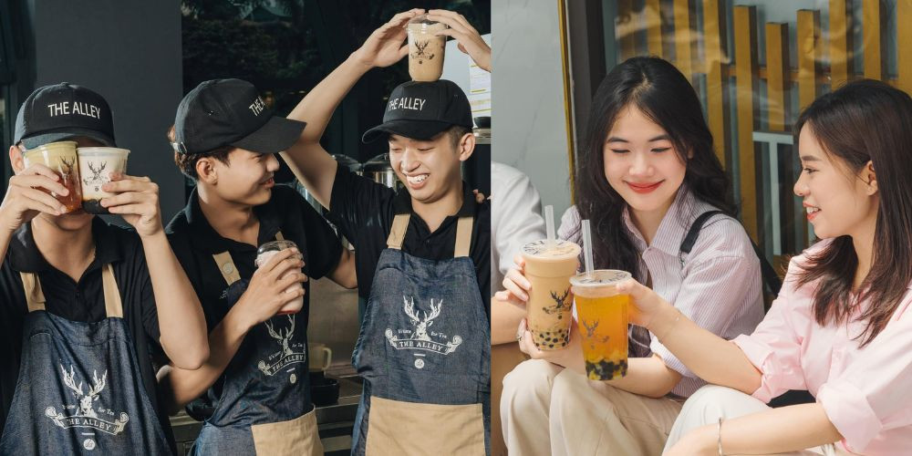 Trân châu đường đen thủ công của The Alley, yếu tố tạo nên sự khác biệt của quán trà sữa ngon này
