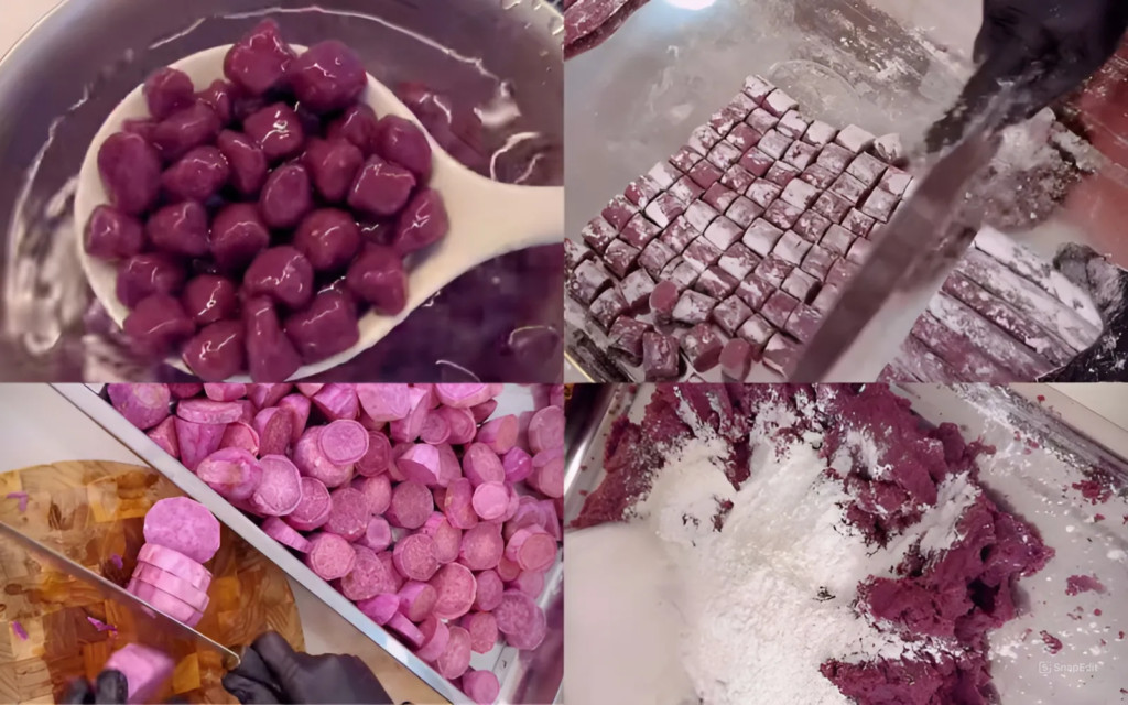 Trân châu ít calo giúp giảm lượng calo trong trà sữa khoai môn