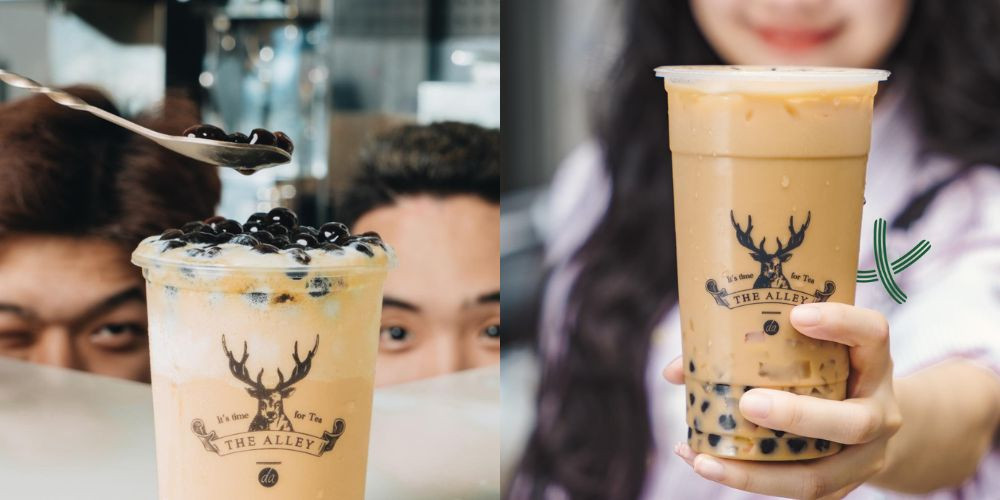 Trân châu The Alley được nấu cùng với đường mía tạo độ ngọt đặc trưng, mang đến trải nghiệm trà sữa cao cấp