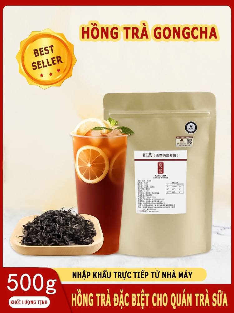 Túi hồng trà Gong Cha 500g nguyên liệu pha chế trà sữa